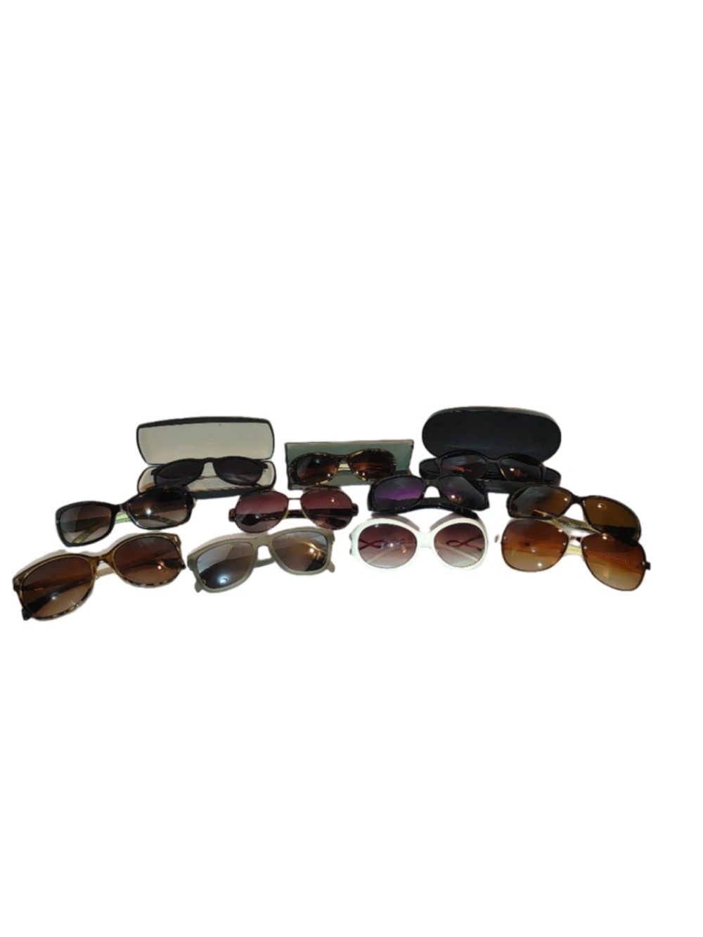 Women's Sunglass Bundle x 11 pairs + 3 cases
